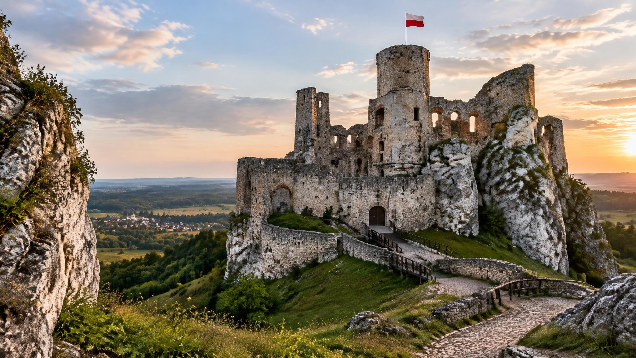 polish castle ruins